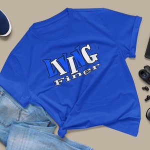 Zeta Phi Beta Serigrafiado Living Finer T-SHIRT