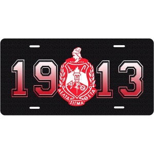 Delta Sigma Theta 1913 aluminum Car Tag