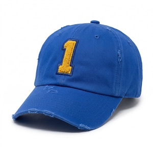 Gorra de chenilla azul Sigma Gamma Rho