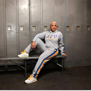Sigma Gamma Rho Embroidered Grey Jogging Suit