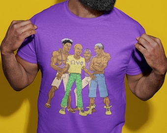 Being the bruhz Omega Psi Phi screen printed t-shirt