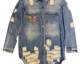 Chaqueta vaquera desgastada Rhoers - Future SGRHO