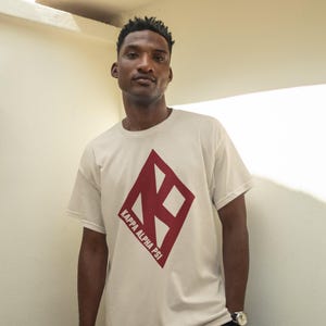 Kappa Alpha Psi Diamond Tee/Sweatshirt Cream