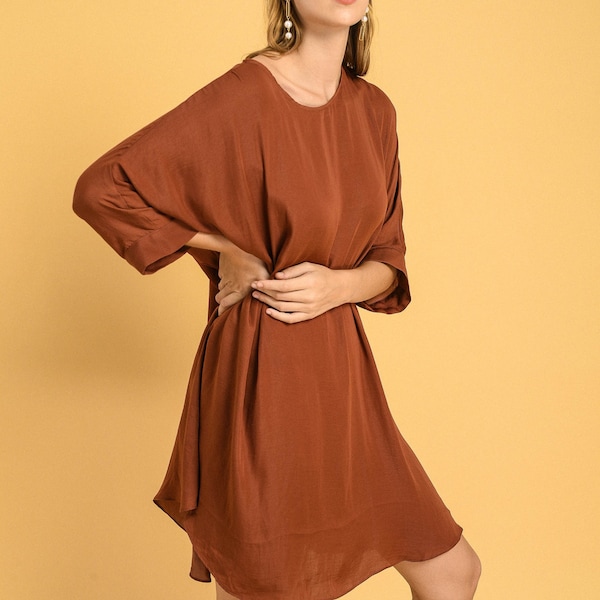 Amy Kaftan Dress - Summer Loose Dress - Oversized Dress - Travel Dress