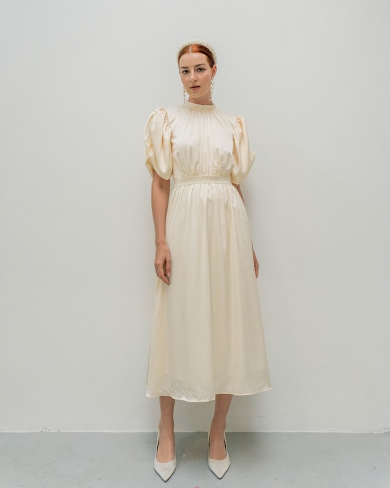 white christmas dresses Rove Midi Dress - Back Ties main image 1
