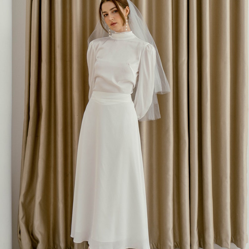 Rosaria Tea Length Skirt
