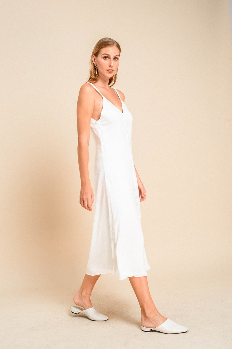 Lou Slip Dress Silk Slip Dress Simple Wedding Dress | Etsy