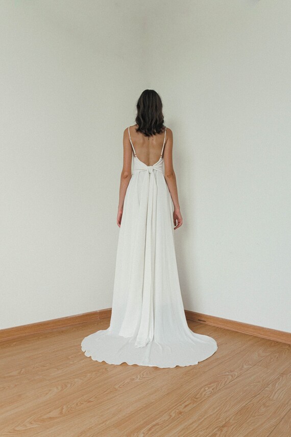 Floor length 2025 white slip