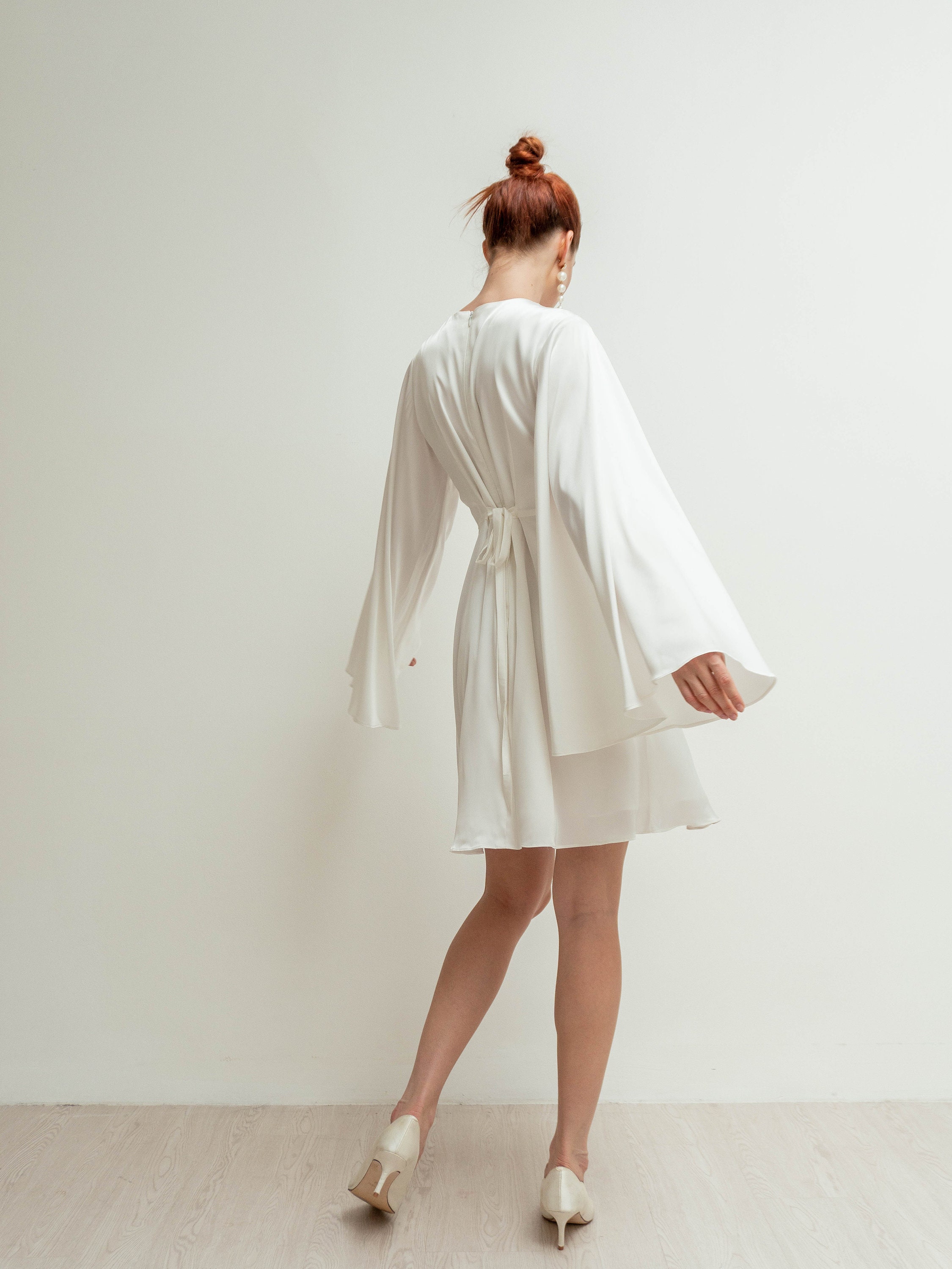 agata marine short dress Agata Linen Mini Dress