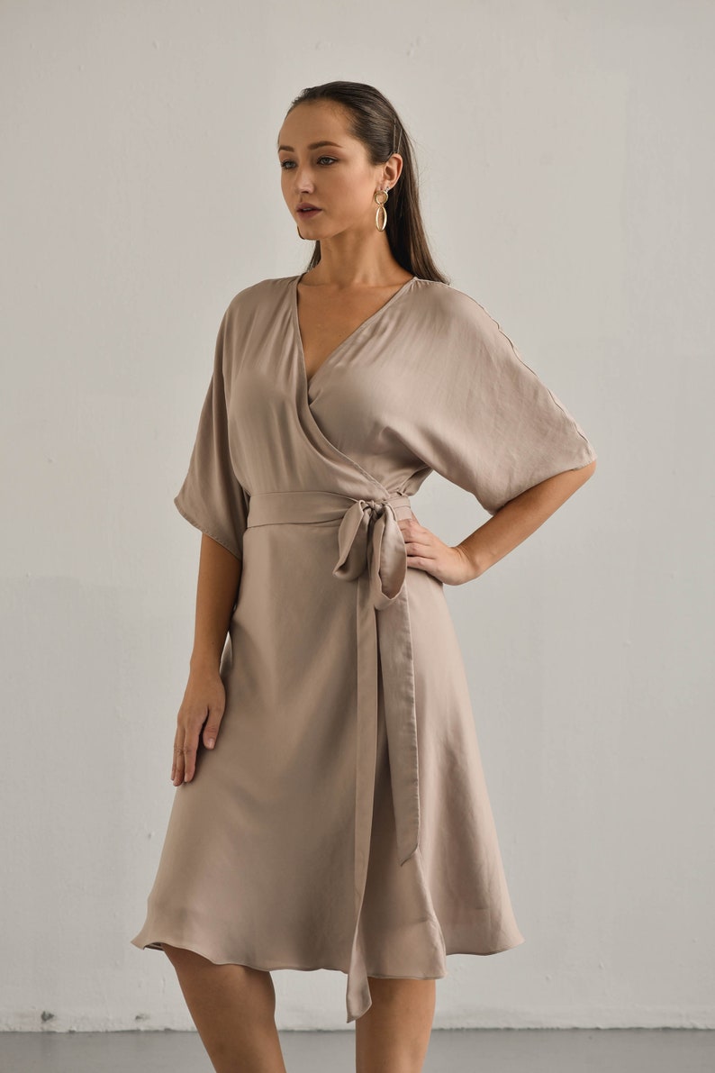 Stargazer Lily Kimono/ Wrap Dress - Unique