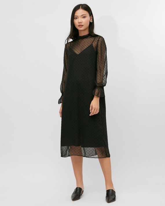 Final Sale Selena Sheer Chiffon Midi 
