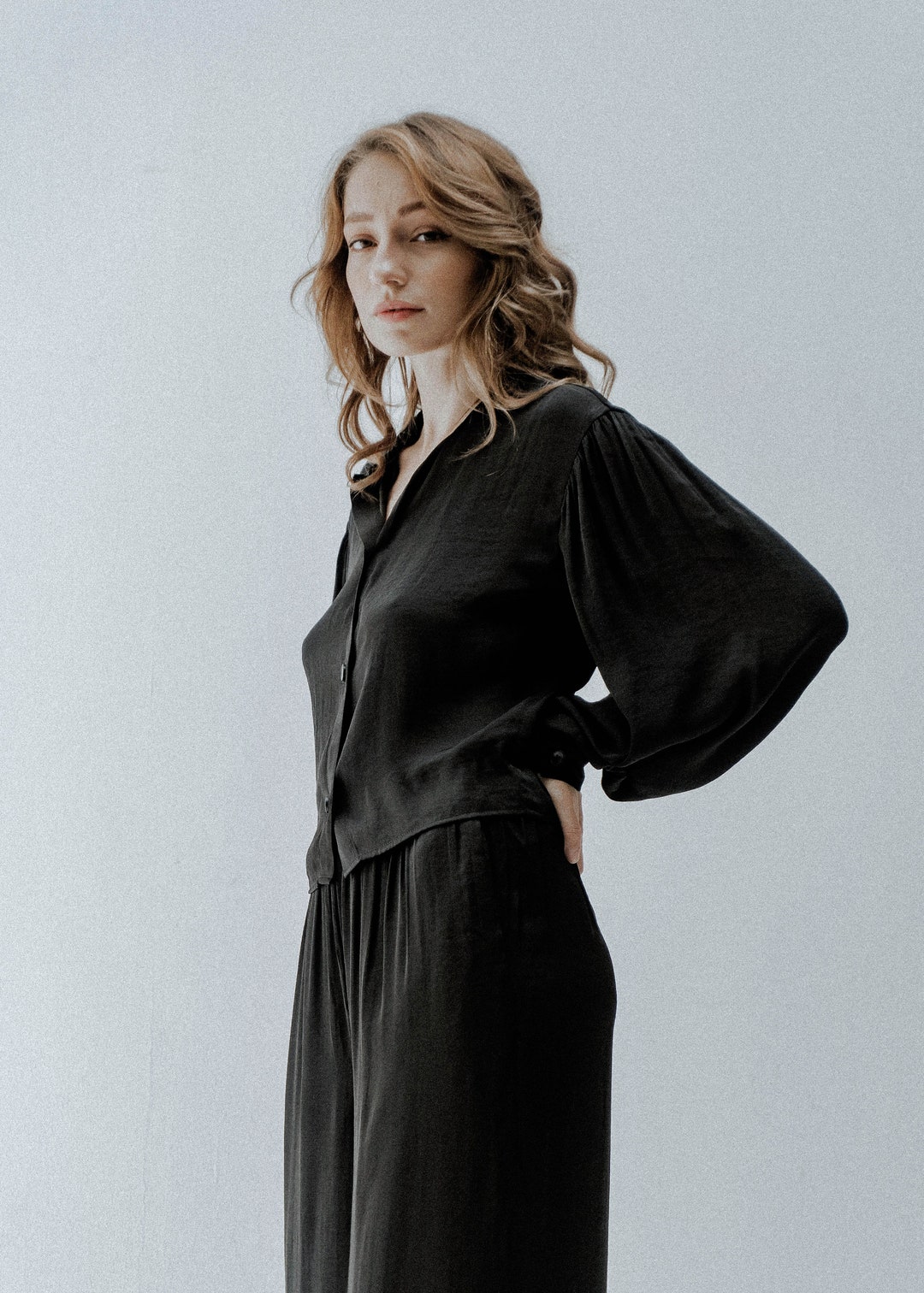 BIBIY. MADE |CORA PUFF BLOUSE BLUE｜Bibiy.