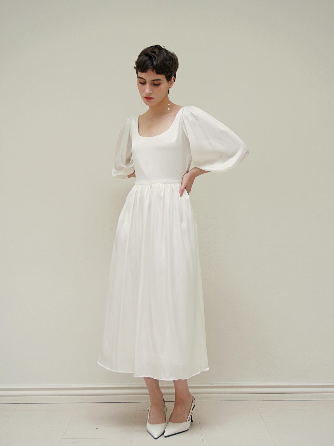 SQUARE SLEEVE ONE PIECE（ワンピース）｜CLANE（クラネ）の