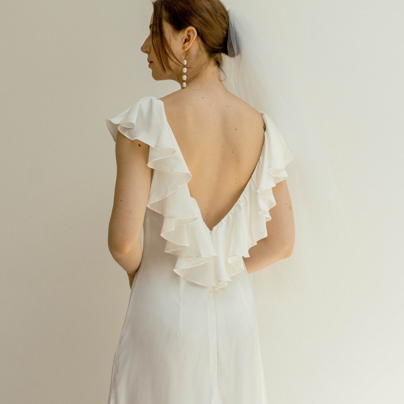 Ivory Dream Ruffle Dress main image 1