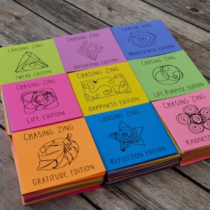 Manifestation Planner Journal Prompts Bundle - Printable Self Care Mindfulness Cards for Manifesting Happiness and a Positive Mindset