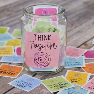 Printable Positive Message Motivational Cards Set 1 - Etsy