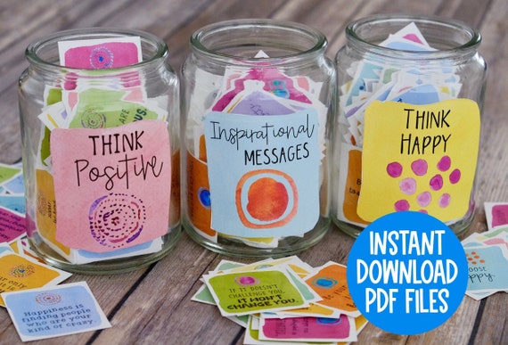 Positive Affirmation Cards: Motivational Quotes (Digital Download)