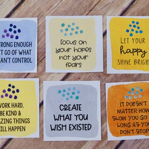 Positive Thinking Motivational Cards - Set 3 - Inspirational Cards ...