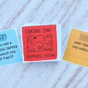 Happiness Theme Inspirational Question Cards and Conversation Starters image 3