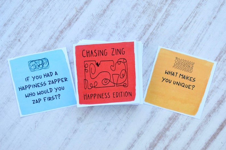 Happiness Theme Inspirational Question Cards and Conversation Starters image 3