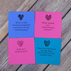 Date Night Jar Date night Idea Relationship Question Cards and Conversation Starters: Talk about Love, Goals and Relationship image 5