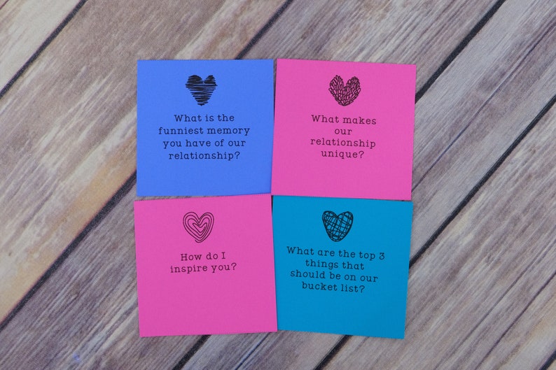 Date Night Jar Date night Idea Relationship Question Cards and Conversation Starters: Talk about Love, Goals and Relationship image 5