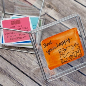 Happiness Theme Inspirational Question Cards and Conversation Starters image 2