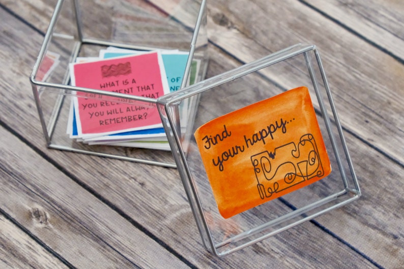 Happiness Theme Inspirational Question Cards and Conversation Starters image 2