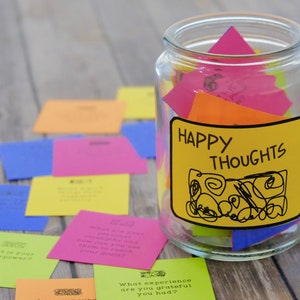 Happiness Reflection Cards Conversation Starters Inspirational Cards Journal Cards Writing Prompts image 2