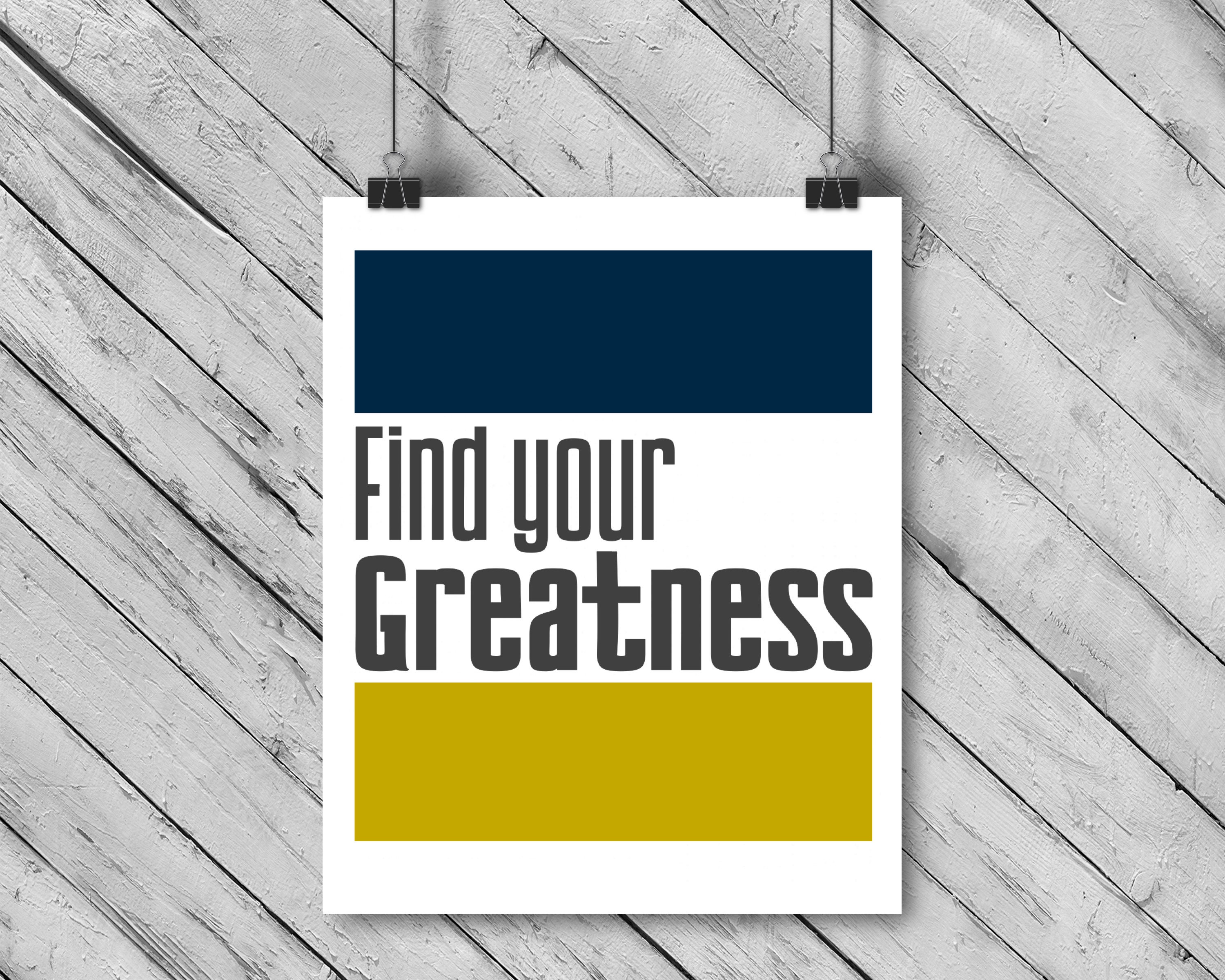 Dorm Room Inspirational Posters Set 4 Printable Wall Art Etsy