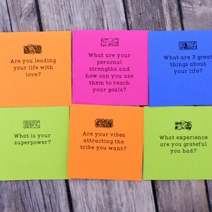 Happiness Reflection Cards Conversation Starters Inspirational Cards Journal Cards Writing Prompts image 4