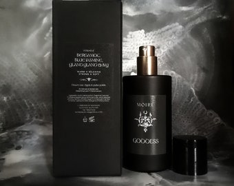 Goddess Perfume 50ml,Bergamot, Jasmine, Ylang Ylang,Unisex scents, Dark fragrance, Goth, Temple, Clarity, Dark style, Patchouli, Vetiver