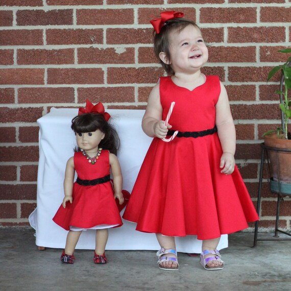 matching a red dress