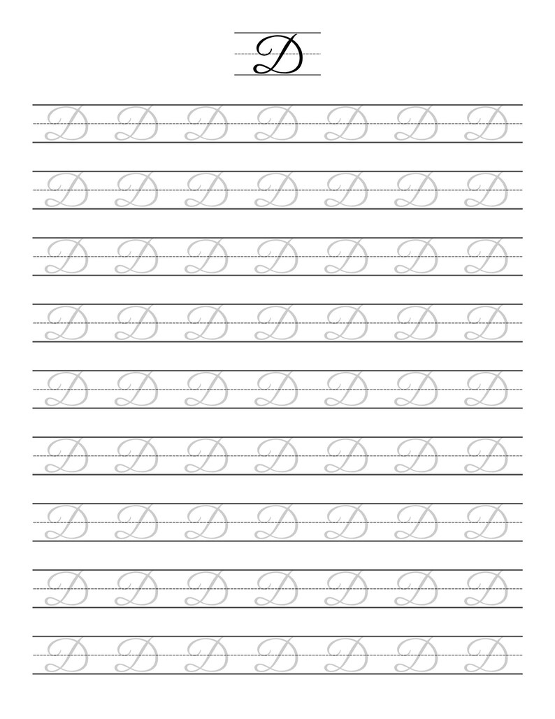 Cursive Handwriting Workbook for Kids, Alphabet Tracing Practice ...