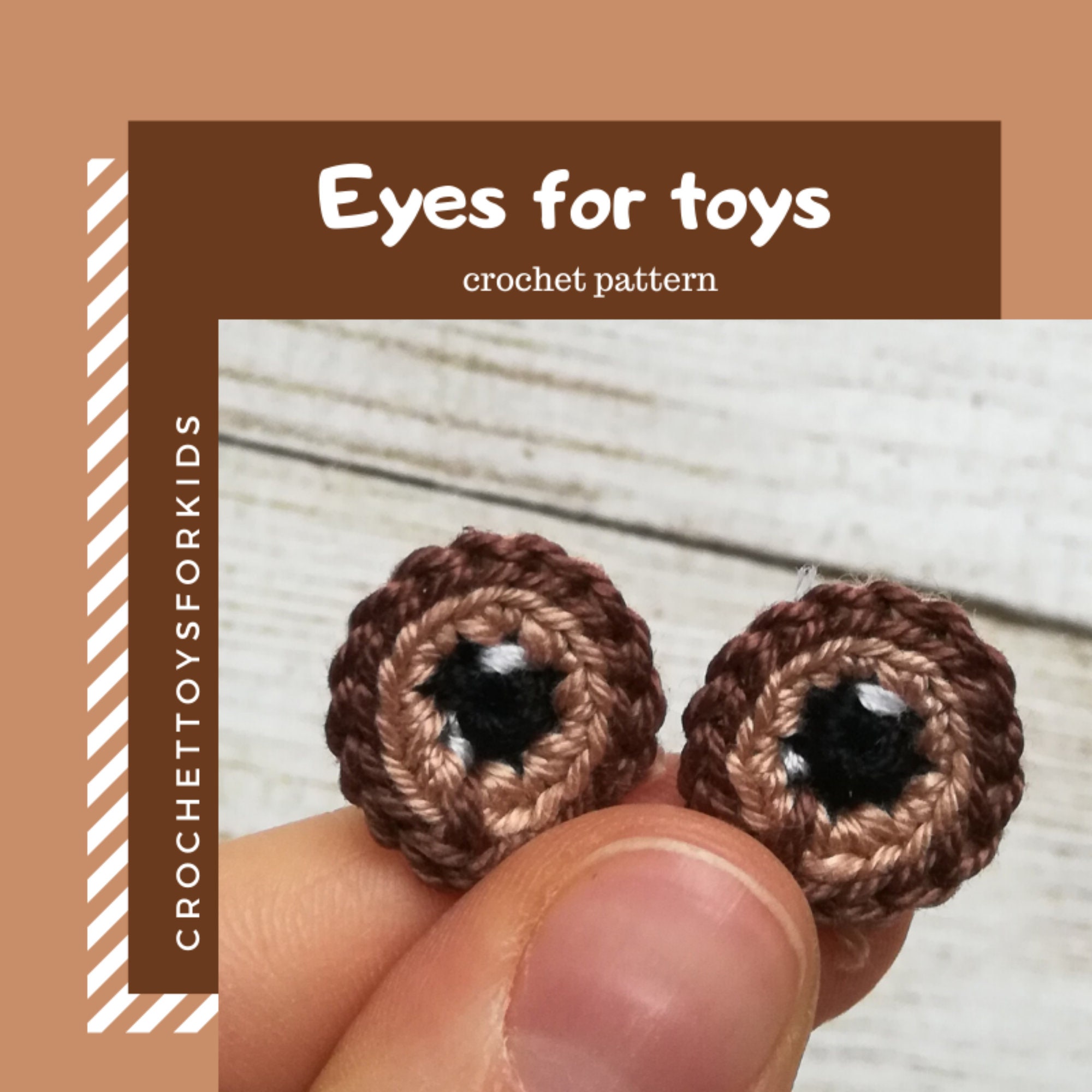 Crochet Pattern Eyes for amigurumi toys | Etsy