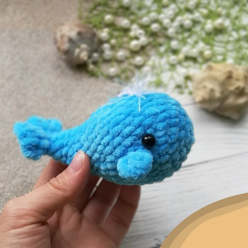 Amigurumi mini WHALE Crochet Pattern Etsy