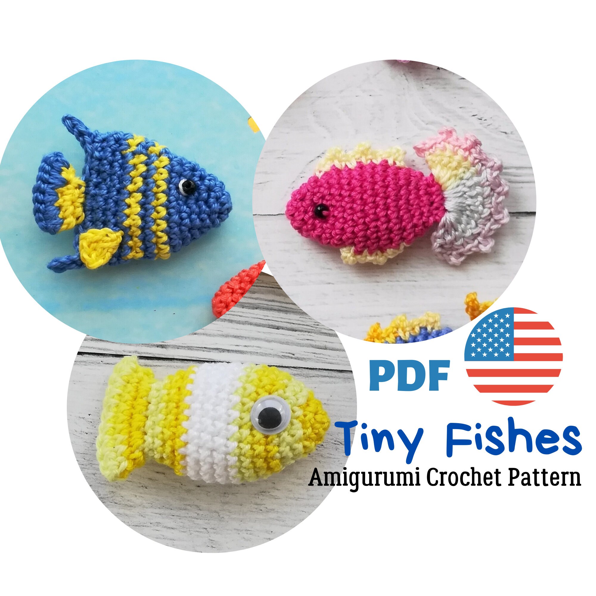 Amigurumi Crochet Tiny FISH Pattern