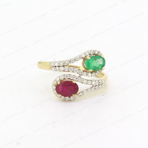 Emerald and ruby jewelry deals