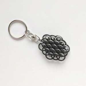 Dragon Scale Chainmaille Keychain | Fidget Toy