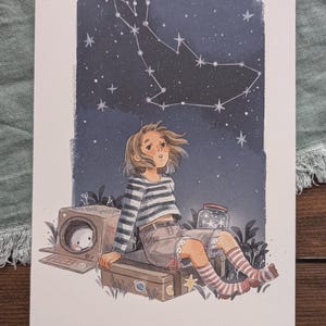Stampa artistica A5 "Cielo stellato"