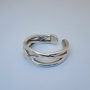 Adjustable Silver Ring, Boho Ring, Chunky 925 Sterling Silver Ring, Dainty Ring, Open Ring, Gift for Her, Women Rings, Statement Thumb Ring
