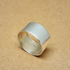 Sterling Silver Boho Band Ring, Handmade Ring, 925 Silver Ring, Thumb Ring, Simple Ring, Gift Ring, Engraved Ring, Women Ring, Men Ring