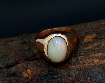 Mens Opal Ring Etsy
