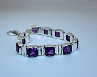 Amethyst Silber Schmuck Armband