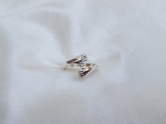 Anello Da Abbraccio In Oro • Anello Aperto In Argento Sterling - Foto 13