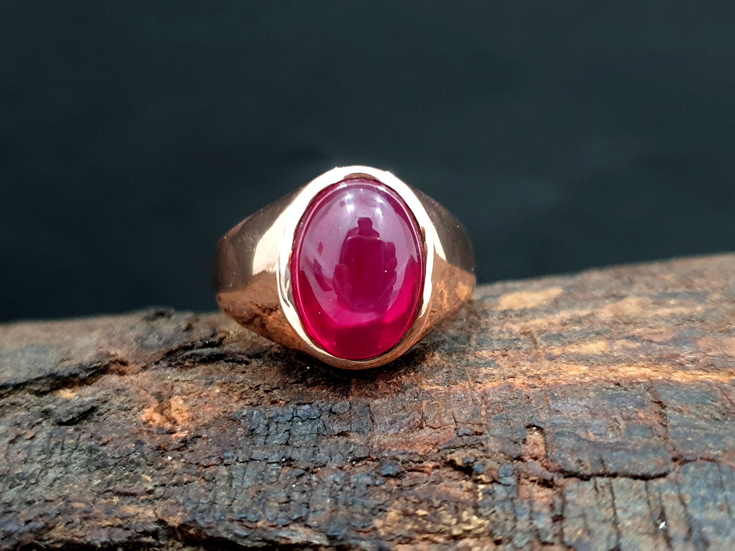 Ruby Star Ring 925 Solid Sterling Silver Ring Rose Gold - Etsy Australia