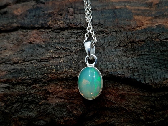 Etsy cheap opal pendant