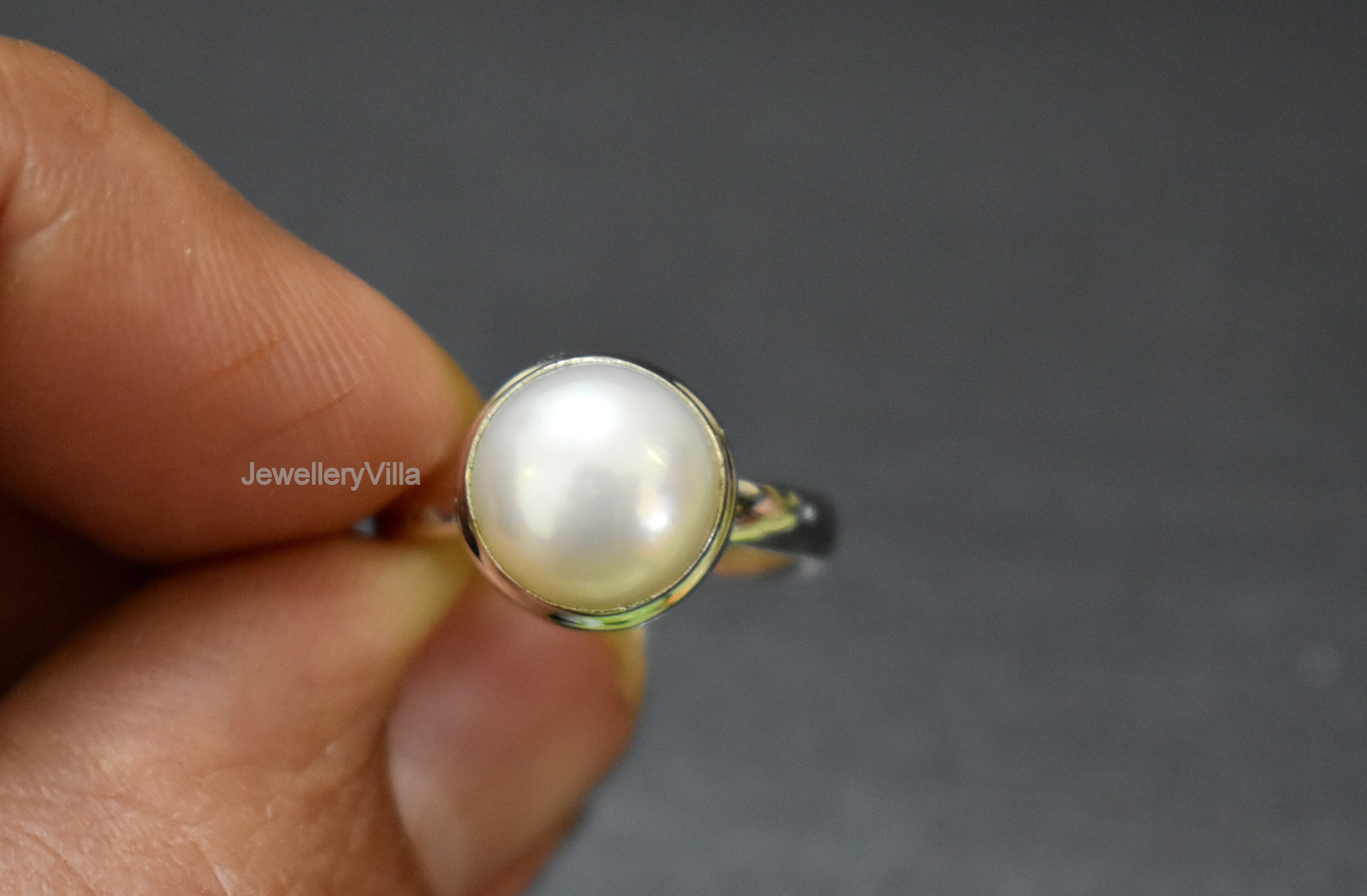 SILVER925 BIG PEARL DESIGN RING/シルバー/リング SILVER925 BIG PEARL DESIGN RING/シルバー/リング