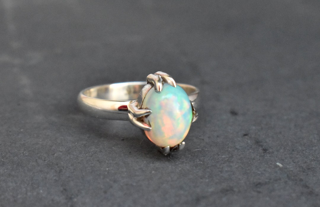 ★47bag ★ 925 Silver Opal Birthstone Raw Stone Ring Tierra il_1080xN.5673396941_mx8s.jpg