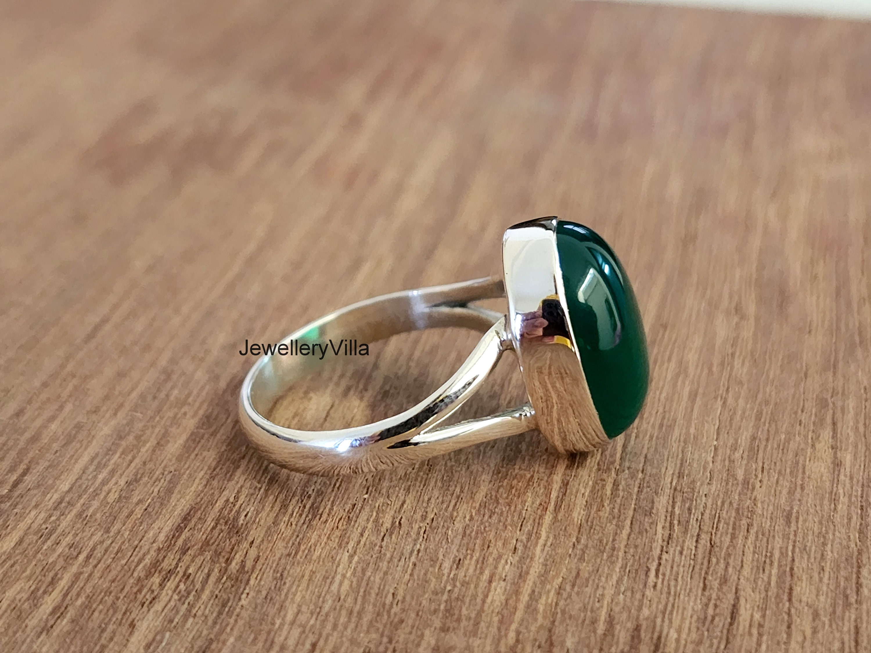 Green Onyx Ring, 925 Solid Sterling Silver Ring, Beautiful